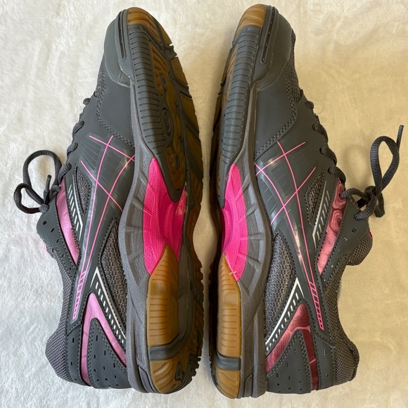 ASICS Gel-1150V Volleyball Shoe Womens Size 9 Gray & Pink Athletic Sneaker - Picture 7 of 11
